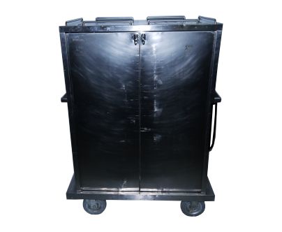 Wärmewagen 2 x 10 1/1, 2 Türen, Bodenheizung